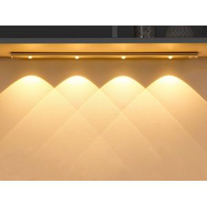 Bande Lumineuse Led Rechargeable De 40 Cm Avec D&eacute;tecteur De Mouvement Et &Eacute;clairage Sous Armoire, Couleurs R&eacute;glables Et Deux Modes - Neuf
