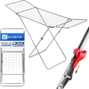 S&eacute;choir &agrave; Linge Pliant 171 x 51 x 97 cmGrand Etendoir &agrave; Linge pour Un S&eacute;chage Efficace et Pratique de Vos V&ecirc;tements d'Int&eacute;rieur (Anthracite) - Neuf