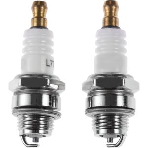 MEVRONISSHOP-2 PCS 25cc 52cc 62cc Tron&ccedil;onneuse D&eacute;broussailleuse L7T Bougies d'Allumage pour 2-Temps Moteurs MS180 MS250 MS070 Remplacer BPMR7A L8RTF L8RTC WS8F WSR5F RCJ6Y RCJ7Y - Neuf