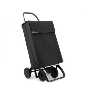 Rolser Chariot de supermarché Jean Tweed - 4 Roues - Noir - Neuf