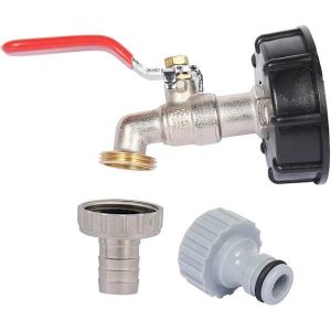 1 pc, le BAC Réservoir Adaptateur S60X6 Remplacement de la Valve Raccord 1/2"" Tuyau - Neuf
