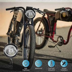 180 Lumen Rétro Vélo / Vélo / Cyclisme Tricycle Lumière Led Phare Lampe De Sécurité - Neuf