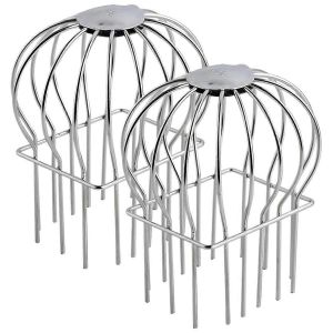 Garde de goutti&egrave;re,2 pi&egrave;ces &agrave; t&ecirc;te ronde Filtre de goutti&egrave;re Garde de tuyau de descente M&ecirc;me Couvercle de goutti&egrave;re de remplacement creux pour - Neuf