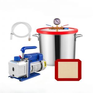 Pompe &Agrave; Vide SIHAO 3 Cfm + F&ucirc;t &Agrave; Vide De 2 Gallons Convient Pour Le Nettoyage Des Climatiseurs Et L'emballage Sous Vide. - Neuf