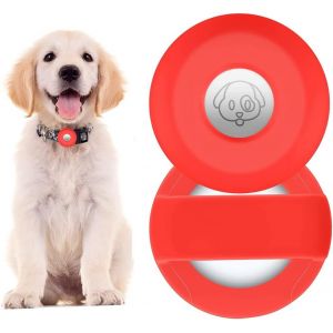 Coque De Protection Compatible Pour Apple Airtag Pet Collier,Housse De Protection En Silicone Pour Airtags,Anti-Perte-&Eacute;tui Compatible Pour Airtag Collier De Chien Et Chat.[O167] - Neuf