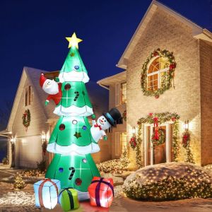 8FT de No&euml;l Gonflable D&eacute;corations d'Arbre de No&euml;l Arbre de Bui - Neuf