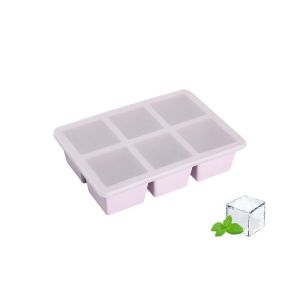 Bac &Agrave; Gla&ccedil;ons En Silicone Avec Couvercle, Moule Empilable &Agrave; 6 Compartiments Pour Un D&eacute;moulage Facile Et Une Utilisation Polyvalente - Neuf