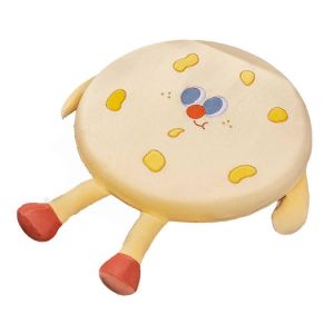 Biscuit Oreiller Rond Biscuit Jouet En Peluche R&eacute;aliste Nourriture Collation Coussin De Si&egrave;ge Peluche Jouet Prop Cadeau Jaune - Neuf
