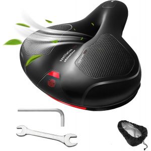 Subzonal-Selle De Velo Ultra Confortable, Selle De Vélo Gel Ergonomique Avec Amortisseur À Double Ressort Pour Bicyclette Vtt Vélos Montagne - Neuf