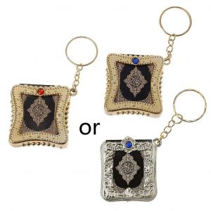Mignon Porte-Cl&eacute;s Le Coran Porte-Cl&eacute;s Bijoux Musulmans Cadeau Pour Anniversaire - Neuf