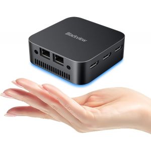 CHECARZHN--NO1-Mp80 Mini Pc 16Gb Lpddr5 Ram 512Gb M.2 Ssd, Intel 12E Gen ¿¿¿(Jusqu'À 3,4Ghz), 4K Uhd Pc De Bureau, 3 Hdmi, Gigabit Ethernet, 5G Wifi, Rj45*2, Usb3.0*3, Pour Les Affaires/Le Home Ci - Neuf