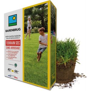 CHECARZHN--NO1-Gazon Terrain Sec Sans Arro - Résiste À La Chaleur Et À La Sécheresse - Forte Réduction De LArro - Autoréparation Naturelle - Économe En Eau - Fabriqué En France - 1Kg - Neuf