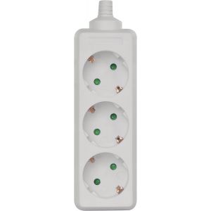 TYE-P0320 Multiprise 3 voies SCHUKO sans câble, avec protection pour enfants, pour intérieur, multiprise de rechange sans interrupteur - Neuf
