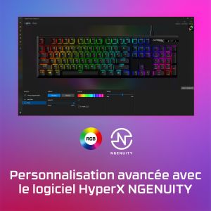 HyperX Alloy Origins PBT HX Red - Clavier de jeu m&eacute;canique - Neuf