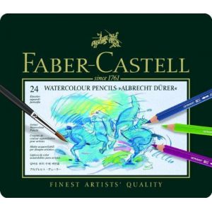 Faber-Castell Boite Métal De 24 Crayons Aquarellables "Albrecht Dürer - Neuf