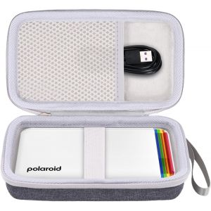 MEVRONISSHOP-pour Polaroid Hi-Print - 2nd Generation/Polaroid Hi-Print 2x3 Pocket Photo Imprimante &Eacute;tui Rigide de Transport avec Poign&eacute;e, &Eacute;tui Uniquement - Neuf