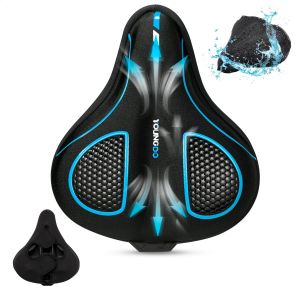 Housse De Selle De Vélo,Couvre Selle Gel,Housse Selle De Ultra Confortable Pour Vtt,Vélo De Ville,E-Bike Etc,Pour Hommes Et Femmes.[C10] - Neuf