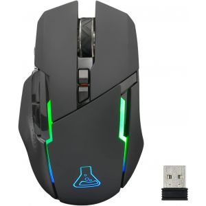Kult Caesium Souris Gamer Sans Fil Rechargeable - Souris Gaming Wireless Haute Performance 7200Dpi, Led Rgb, 6 Boutons, Ergonomique, Compatible Pc Ps4 Ps5 Xbox One - New - Neuf