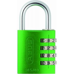 Cadenas &agrave; combinaison 145/30 Titanium Cadenas pour valises, casiers et bien d'autres choses encore. Cadenas en aluminium code num&eacute;rique r&eacute;glable individuellement niveau de s&eacute;curit&eacute; 3 ABUS - Neuf