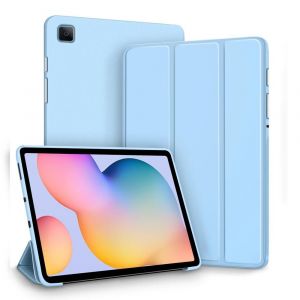 Coque En Silicone Pour Tablette Samsung Galaxy, Pour S6 Lite 10.4 Tab A9 A8 A7 S7 S8 S9 Et Plus Fe, Fonction Veille Et R&eacute;veil Automatique Intelligente Tab S6 Lite 10.4in-White - Neuf