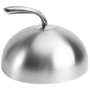 Cloche Alimentaire Ronde En Acier Inoxydable De 20 Cm, Résistante Aux Insectes Et À La Poussière, Accessoire De Cuisine Durable - Neuf