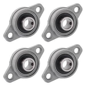 4Pcs Bloc d'Oreiller de la Bride de Roulements Rhombique Pillow Block Roulements à Billes coussinet de 12 mm (Diamètre Intérieur) - Neuf
