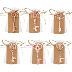 Tianyi-Awtlife Lot De 60 Clés Vintage Ouvertes Et Transparentes Pour Fête De Mariage 5 Styles - Neuf