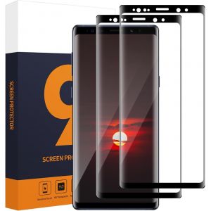 Kal-Lot De 2 Films De Protection D'écran En Verre Blindé Pour Samsung Galaxy Note 8 - Dureté 9h - Anti-Rayures - Couverture Complète 3d - Sans Bulles - 0,33 Mm - Sensibilité Tactile Hd - Note 8 - Neuf