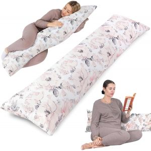 Kalanka-Coussin De Grossesse Pour Dormir 145 Cm U2013 Traversin Plat Ou Oreiller De Corps Coussins Maternité Et D`Allaitement Idéal Pour Femme Enceinte Oreillers Long Et Confortable Oeko-Tex - Neuf