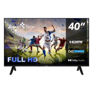 Smart Tech 40FN01K Full HD LED TV 40 Pouces (101cm) Triple Tuner Dolby Audio H.265 3xHDMI, 2xUSB - Neuf