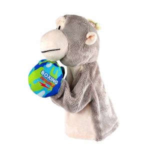 Marionnette à main requin - Jouet de boxe interactif en peluche-B - Neuf