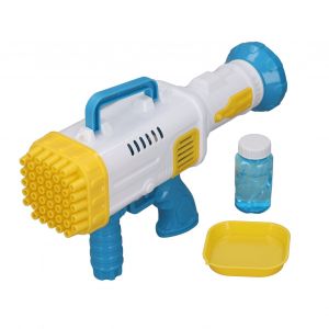 Machine A Bulles A 45 Trous, Entrecroisant De Nombreuses Bulles, Jouets D'exterieur, Lanceur De Bulles Pour Enfants De 3 Ans Et Plus, Bleu - Neuf