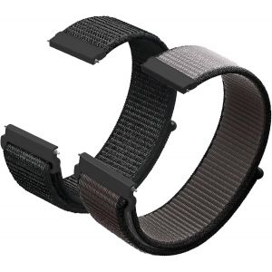 Kal-Bracelet De Montre En Nylon - 20 Mm - 22 Mm - Fermeture Rapide - Pour Homme Et Femme - Bracelet De Rechange Réglable Et Respirant - En Tissu Sport - Neuf
