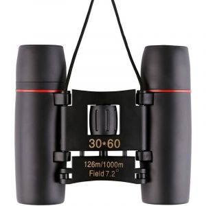 Jumelles professionnelles puissant, 30 x 60 haute puissance de grossissement jumelles, vision nocturne, Compact, id&eacute;al pour voyages, concerts Match Football, Randonn&eacute;e, birdwatching etc, Noir - Neuf