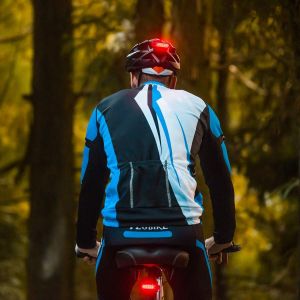 (Blanc) Lot De 2 Feux Arrière De Vélo, Feux Arrière De Vélo Rechargeables Usb Ultra Lumineux, Accessoires Led Haute Intensité, S'adapte À Tous Les Vélos Et Casques - Neuf