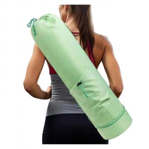 Sac A Bandouliere Yogabag Pour Tapis De Yoga, Sac De Rangement Pour Tapis De Yoga Avec Cordon De Serrage, Organisateur De Voyage (Bleu) - Neuf