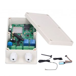 Boitier de telecommande AC DC 1224 V, relais, contact, acces double canal pour GSMKEY4G 4G/3G/GSM (frequence AU) - Neuf