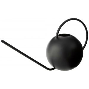 Noir Arrosoir En Fer Pour Le Jardin Et Les Plantes D'Int&eacute;rieur De La Construction M&eacute;tallique, Finition Noire Int&eacute;rieur Usage Ext&eacute;rieur - Neuf