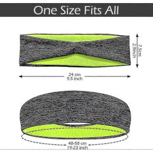 Bandeau De Sport 3 Pack, Bandeau Antid&eacute;rapant, Bandeau, Bandeau De Sueur Stretchy Wicking - Neuf