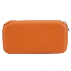 HJLIAN Sac de rangement multifonction pour passeport et cartes RFID, portefeuille d'affaires portable, marron - Neuf
