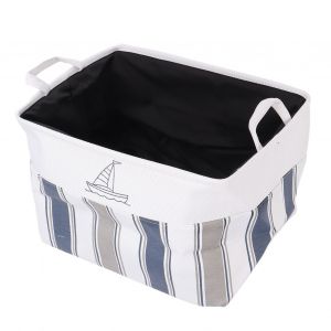 Panier a linge simple et elegant, pliable, avec poignee, ideal pour un dortoir ou un appartement - Neuf