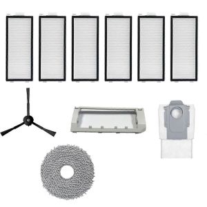 Pi&egrave;ces de rechange pour aspirateur P10SPROV20, couvercle de bo&icirc;te &agrave; poussi&egrave;re, filtre &agrave; chiffon, sac &agrave; poussi&egrave;re, brosse lat&eacute;rale - Neuf