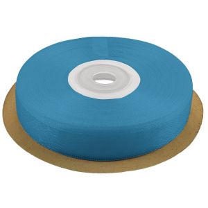 KAL-Ruban 12Mm X 32M Turquoise - Décoratif Satin Et Organza Tissu Mousseline Pour Décoration, Bricolage, Mariage, Fête, Festival, Emballage Cadeaux, Cartes Diy - Neuf