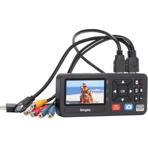 VornixorSarlshop-Enregistreur vid&eacute;o 3"" 1080P 60FPS VHS Num&eacute;risation de HDMI, RCA, VCR, DVD, VHS, Hi8, cam&eacute;scopes, TF/SD/USB Storage (HDMI) - Neuf