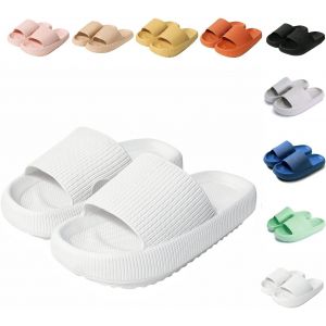 Kalanka-Claquettes Femme Chausson Homme Confortables Pantoufles Semelle Épaisse Eva Cloud Slippers Séchage Rapide Claquette Douche Antidérapant Chaussons De Bain/De Plage - Neuf