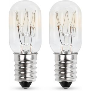 Kalanka-Lot De 2 Ampoules Pour Lampe À Sel À Vis E14 15w 230v, Ampoules T20 Pour Réfrigérateur 2700k Blanc Chaud, Ampoules Pour Machine À Coudre Ses, Ampoule Pygmée À Intensité Variable - Neuf