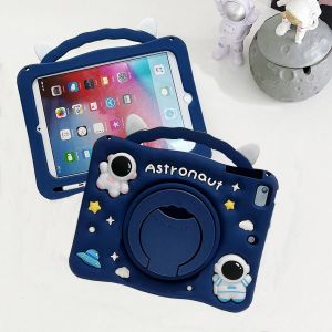Étui De Protection Pour Tablette En Silicone, Dessin Animé Mignon, Pour Ipad 9 8 7e Génération, Pour Ipad Air 2 3 4 5 10.9 2022 Mini 6 Pro 11 Ipad Pro9.7 2016-Bleu - Neuf