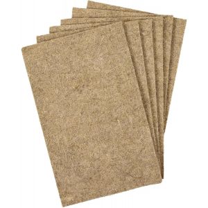 Cmws-La Cordeline Lot 6 Tapis Litière Chanvre Naturel 25 X 40 Cm 1000g/M² - Fond De Cage Pour Rongeurs, Lapins, Hamster¿ - Neuf