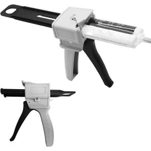 Chenquansarl-Pistolet Doseur Ab De 50 Ml - Rapport 1 1/1 2 - Pistolet Manuel De M&eacute;lange Et De Do &Eacute;poxy Ab, M&eacute;langeur Statique, Buse De M&eacute;lange, Pour Extruder De Colle &Agrave; Deux Composants Avec Une Sp&eacute;ci - Neuf