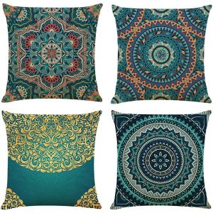 Ensemble De 4 Double Decoratifs, Housses De Coussin - Neuf